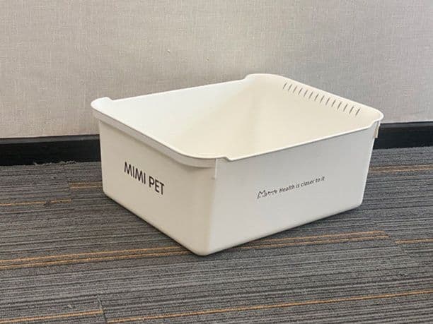 猫トイレ 専用スコップ付き省スペース猫トイレ