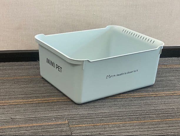 猫トイレ 専用スコップ付き省スペース猫トイレ