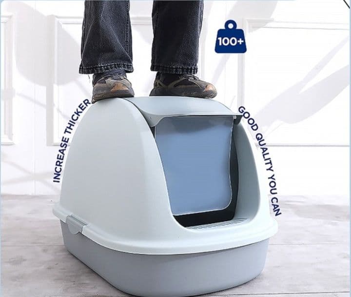 猫トイレ 大型全密閉式ドーム型猫トイレ