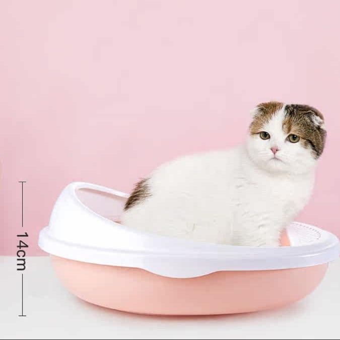 猫トイレ 高囲栏砂防外漏子猫用トイレ