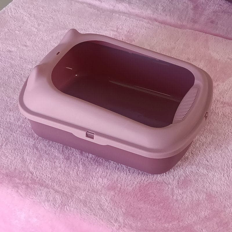猫トイレ 上部開口式砂飛び散り防止猫トイレ