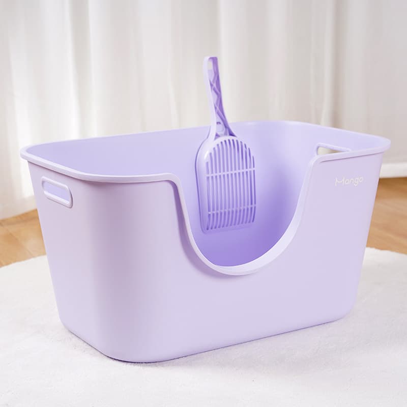 猫トイレ 上から入る深型猫トイレ専用スコップ付き