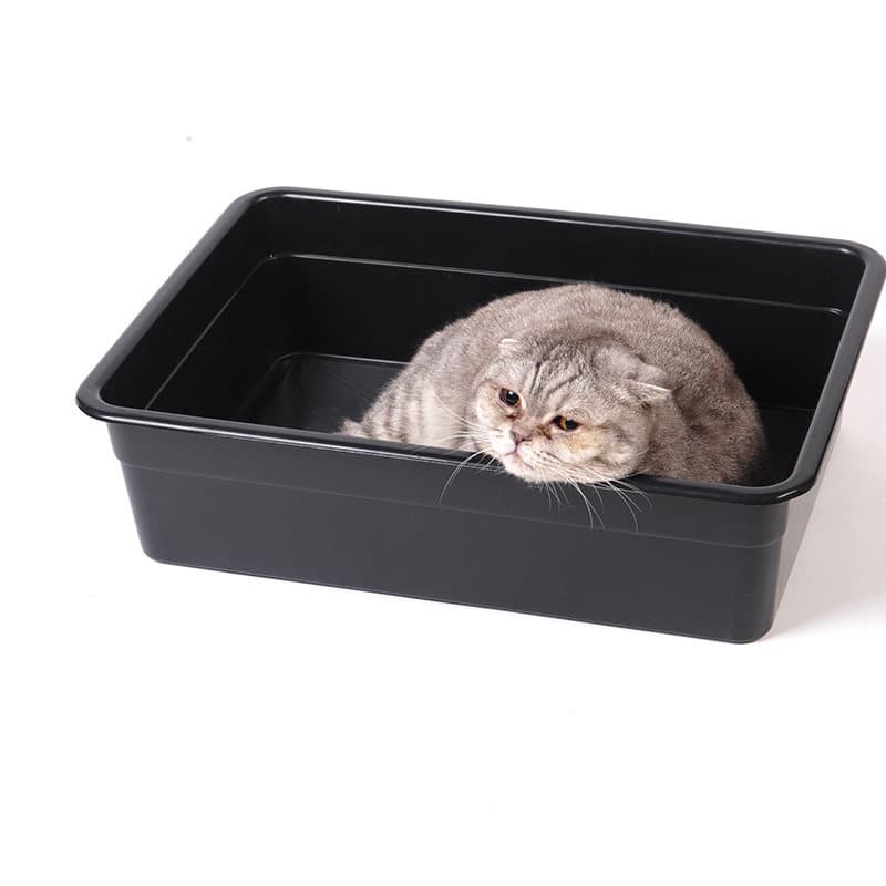 猫トイレ シンプル構造の深型猫トイレボックス