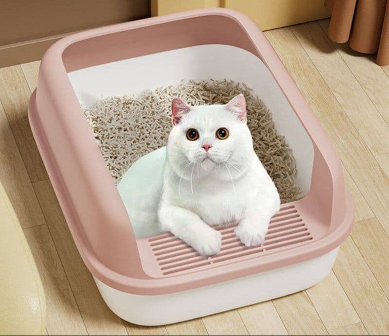 猫トイレ 省スペース半密閉型猫用トイレ